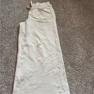 Aerie Cozy Cream Lounge Pants